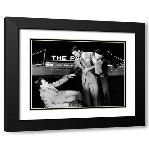 Cary Grant - Gambling Ship Black Modern Wood Framed Art Print with Double Matting by Hollywood Photo Archive