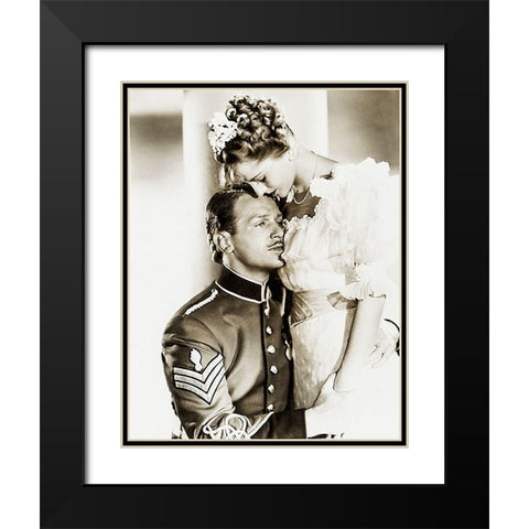 Cary Grant - Gunga Din Black Modern Wood Framed Art Print with Double Matting by Hollywood Photo Archive