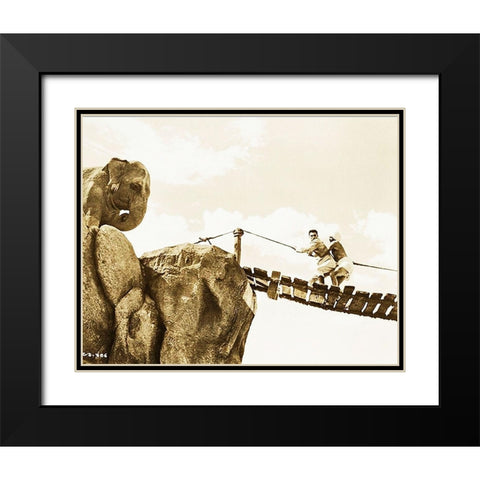 Cary Grant - Gunga Din Black Modern Wood Framed Art Print with Double Matting by Hollywood Photo Archive