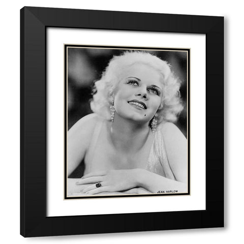 Jean Harlow - Suzy Black Modern Wood Framed Art Print with Double Matting by Hollywood Photo Archive