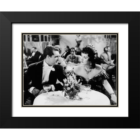 Cary Grant - The Toast of New York Black Modern Wood Framed Art Print with Double Matting by Hollywood Photo Archive