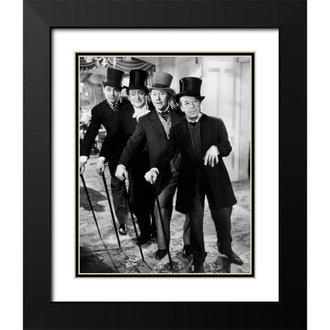 Cary Grant - The Toast of New York Black Modern Wood Framed Art Print with Double Matting by Hollywood Photo Archive