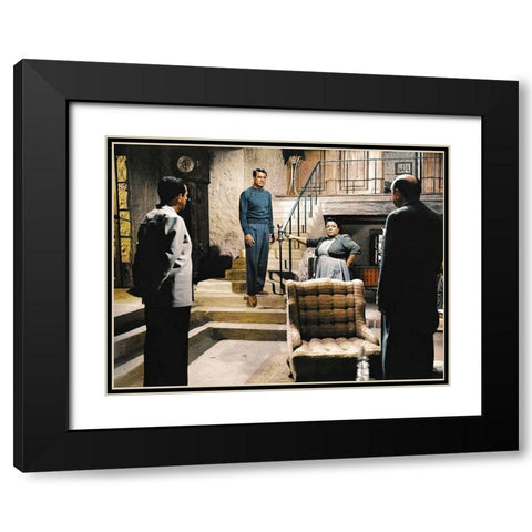 Cary Grant - To Catch A Thief Black Modern Wood Framed Art Print with Double Matting by Hollywood Photo Archive