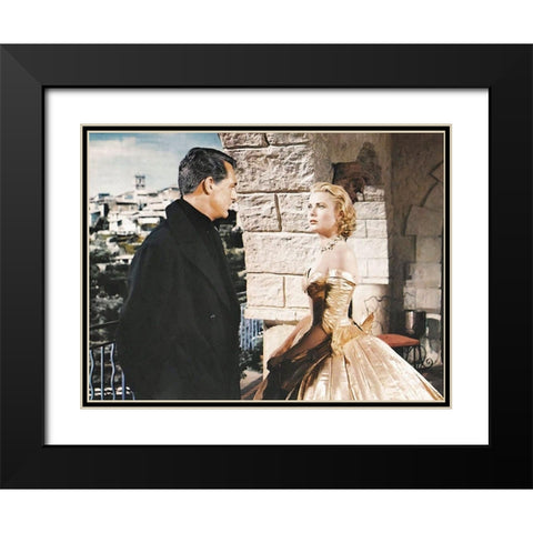 Cary Grant - To Catch A Thief Black Modern Wood Framed Art Print with Double Matting by Hollywood Photo Archive