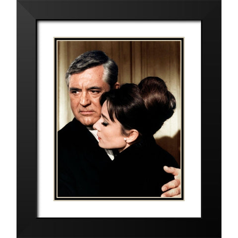 Cary Grant - Charade Black Modern Wood Framed Art Print with Double Matting by Hollywood Photo Archive