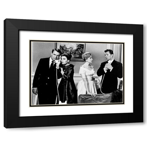 Cary Grant - The Grass is Greener Black Modern Wood Framed Art Print with Double Matting by Hollywood Photo Archive