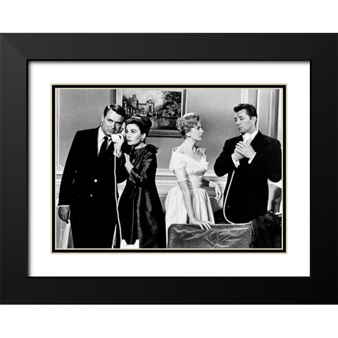 Cary Grant - The Grass is Greener Black Modern Wood Framed Art Print with Double Matting by Hollywood Photo Archive