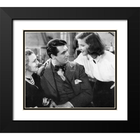 Cary Grant - Holiday Black Modern Wood Framed Art Print with Double Matting by Hollywood Photo Archive