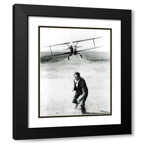 Cary Grant - North by Northwest Black Modern Wood Framed Art Print with Double Matting by Hollywood Photo Archive