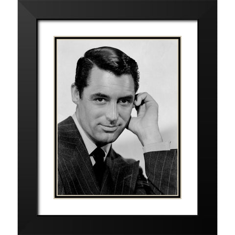 Cary Grant - People Will Talk Black Modern Wood Framed Art Print with Double Matting by Hollywood Photo Archive