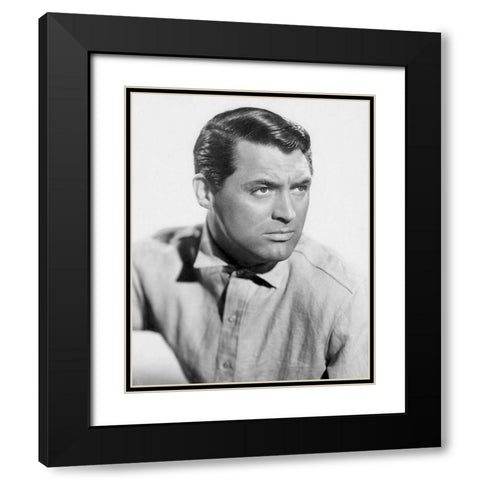 Cary Grant - The Talk of the Town Black Modern Wood Framed Art Print with Double Matting by Hollywood Photo Archive