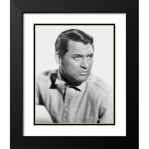 Cary Grant - The Talk of the Town Black Modern Wood Framed Art Print with Double Matting by Hollywood Photo Archive