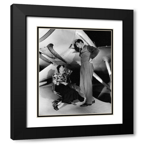 Cary Grant - The Talk of the Town Black Modern Wood Framed Art Print with Double Matting by Hollywood Photo Archive