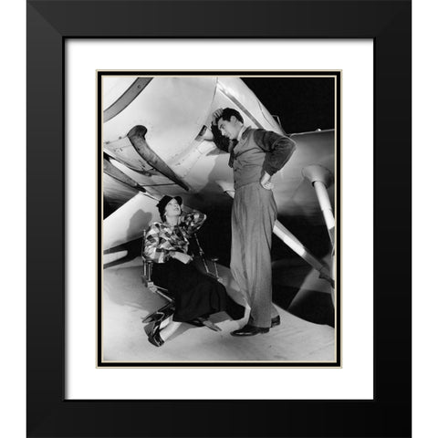 Cary Grant - The Talk of the Town Black Modern Wood Framed Art Print with Double Matting by Hollywood Photo Archive