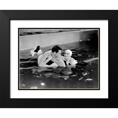 Cary Grant - The Talk of the Town Black Modern Wood Framed Art Print with Double Matting by Hollywood Photo Archive