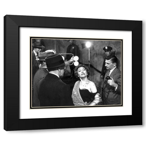 Sunset Boulevard - Im Ready For My Closeup Black Modern Wood Framed Art Print with Double Matting by Hollywood Photo Archive