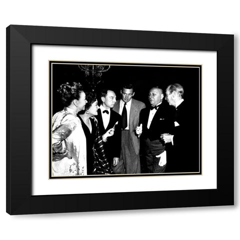Sunset Boulevard - Her Bridge Partners Black Modern Wood Framed Art Print with Double Matting by Hollywood Photo Archive