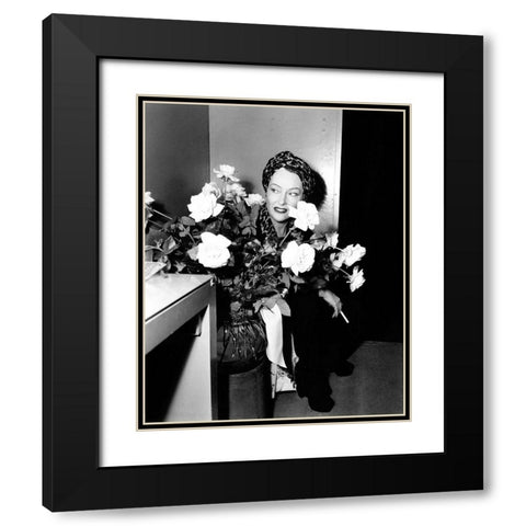 Sunset Boulevard Black Modern Wood Framed Art Print with Double Matting by Hollywood Photo Archive