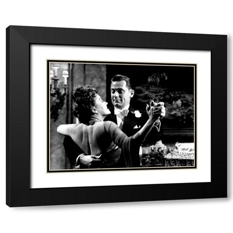 Sunset Boulevard Black Modern Wood Framed Art Print with Double Matting by Hollywood Photo Archive