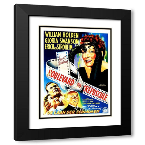 Dutch - Sunset Boulevard - Poster Black Modern Wood Framed Art Print with Double Matting by Hollywood Photo Archive
