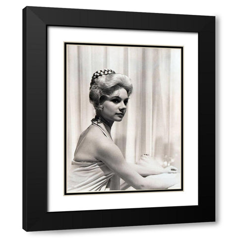 Cleopatra - Francesca Annis Black Modern Wood Framed Art Print with Double Matting by Hollywood Photo Archive