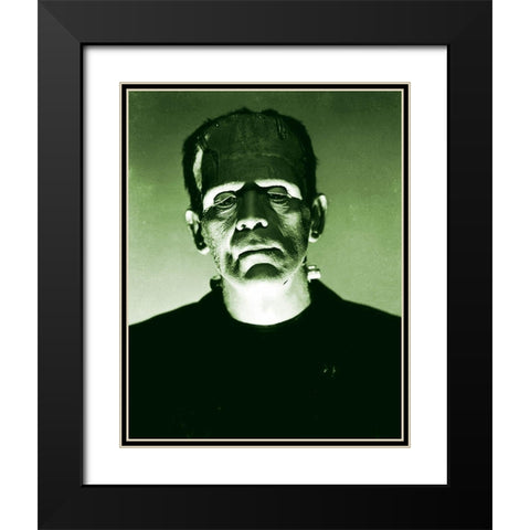 Boris Karloff - Frankenstein Black Modern Wood Framed Art Print with Double Matting by Hollywood Photo Archive