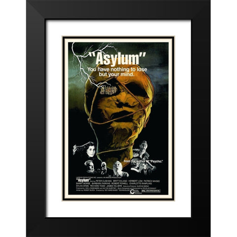 Asylum Black Modern Wood Framed Art Print with Double Matting by Hollywood Photo Archive