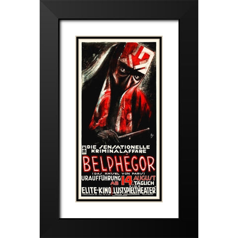 German - Belphegor Black Modern Wood Framed Art Print with Double Matting by Hollywood Photo Archive