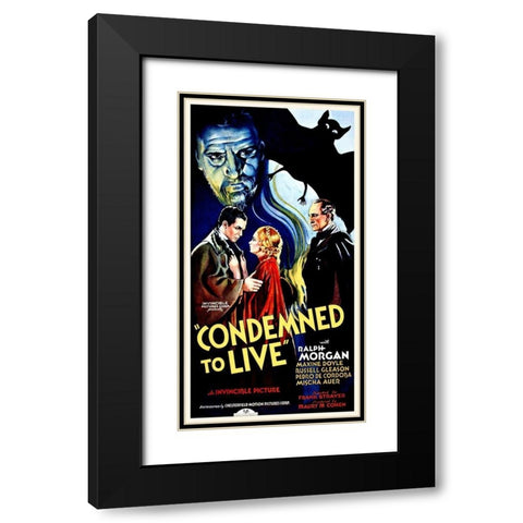 Condemned to Live Black Modern Wood Framed Art Print with Double Matting by Hollywood Photo Archive