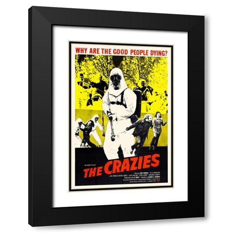Crazies Black Modern Wood Framed Art Print with Double Matting by Hollywood Photo Archive