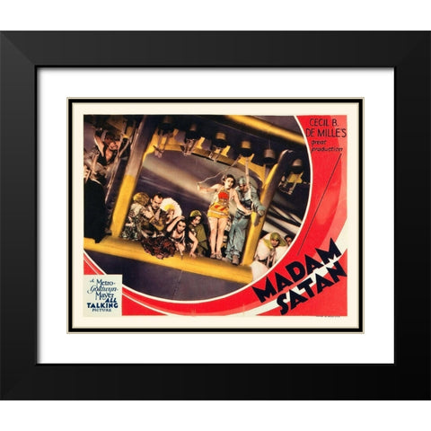 Madame Satan - Lobby Card Black Modern Wood Framed Art Print with Double Matting by Hollywood Photo Archive