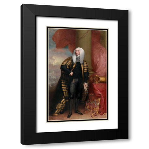 Baron FitzGibbon Black Modern Wood Framed Art Print with Double Matting by Stuart, Gilbert