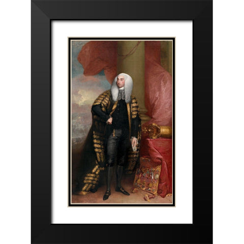 Baron FitzGibbon Black Modern Wood Framed Art Print with Double Matting by Stuart, Gilbert