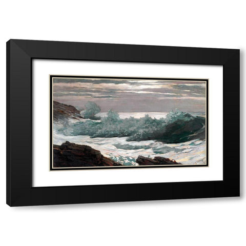 Early Morning After a Storm at Sea Black Modern Wood Framed Art Print with Double Matting by Homer, Winslow