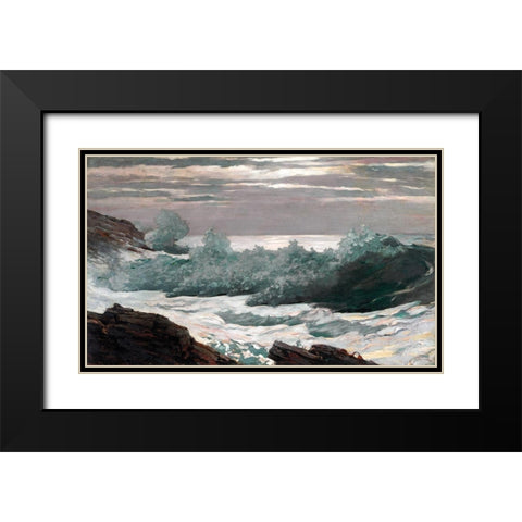 Early Morning After a Storm at Sea Black Modern Wood Framed Art Print with Double Matting by Homer, Winslow