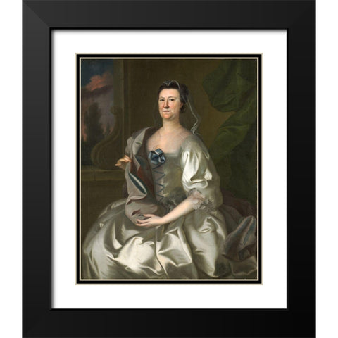 Hannah Wentworth Atkinson Black Modern Wood Framed Art Print with Double Matting by Blackburn, Joseph