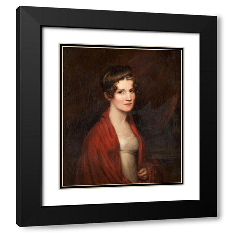 Mary Fairlie Cooper Black Modern Wood Framed Art Print with Double Matting by Dunlap, Wiliam