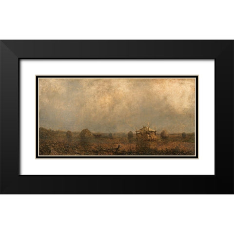 High Tide on the Marshes Black Modern Wood Framed Art Print with Double Matting by Heade, Martin Johnson