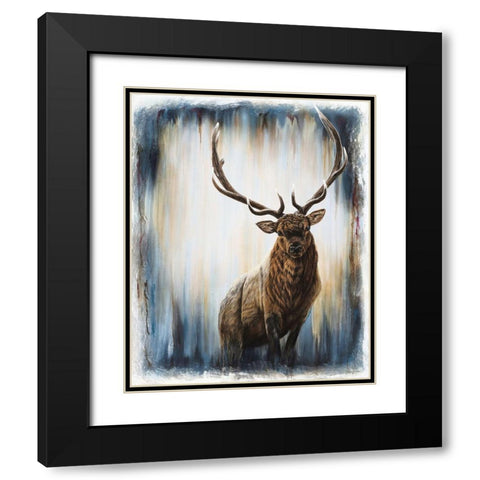 Standing Tall Black Modern Wood Framed Art Print with Double Matting by Bawden, Angela