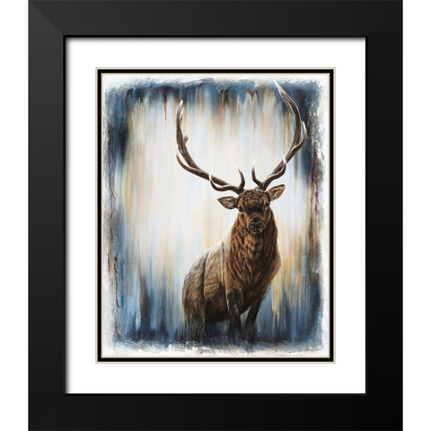 Standing Tall Black Modern Wood Framed Art Print with Double Matting by Bawden, Angela