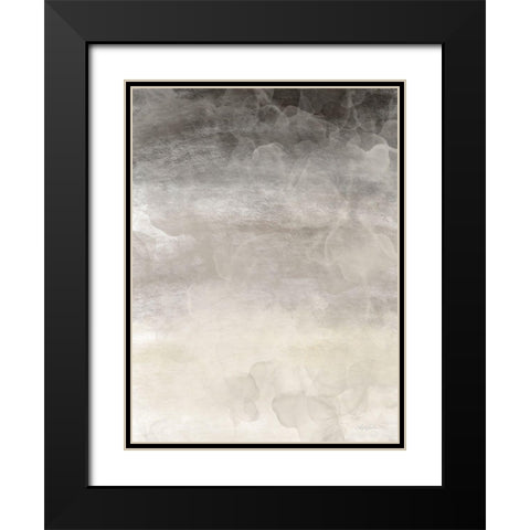 Hazy Gray Day Black Modern Wood Framed Art Print with Double Matting by Bawden, Angela