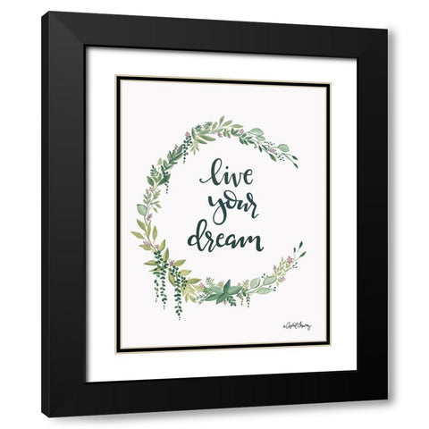 Family Love  need new title    Black Modern Wood Framed Art Print with Double Matting by Chavez, April