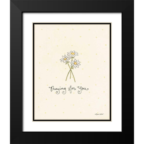 Praying for You  Black Modern Wood Framed Art Print with Double Matting by LaPoint, Annie