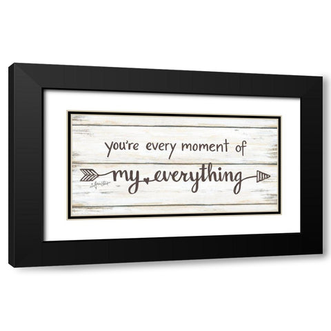 My Everything Black Modern Wood Framed Art Print with Double Matting by LaPoint, Annie