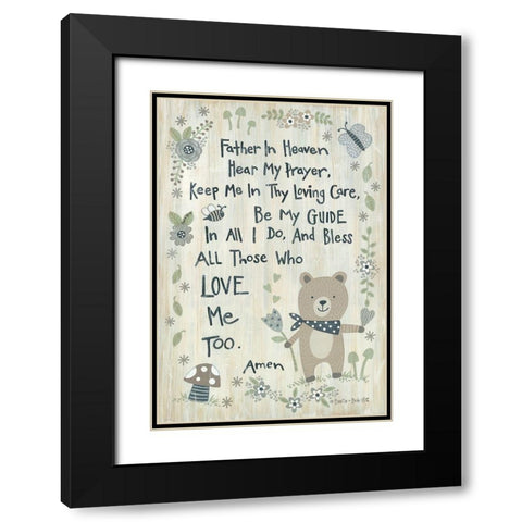 Father in Heaven    Black Modern Wood Framed Art Print with Double Matting by LaPoint, Annie