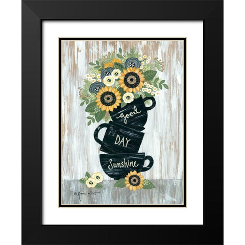 Good Day Sunshine Black Modern Wood Framed Art Print with Double Matting by LaPoint, Annie