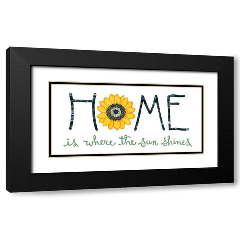 Sunflower Home Black Modern Wood Framed Art Print with Double Matting by LaPoint, Annie