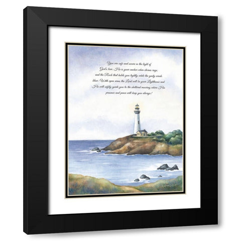 The Light of Gods Love Black Modern Wood Framed Art Print with Double Matting by LaPoint, Annie