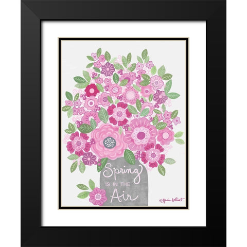 Spring is in the Air Black Modern Wood Framed Art Print with Double Matting by LaPoint, Annie