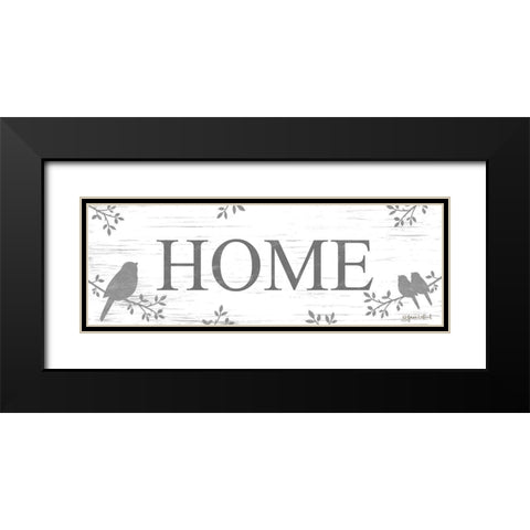 Home Black Modern Wood Framed Art Print with Double Matting by LaPoint, Annie